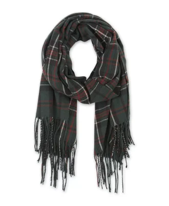 Taylor Plaid Scarf - Green
